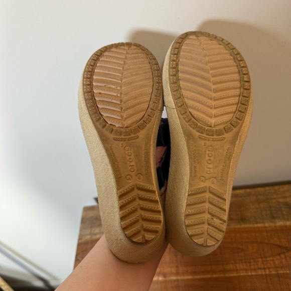 CROCS Blue A-Leigh Strappy Wedge Sandals, Women’s 8 - Picture 8 of 8